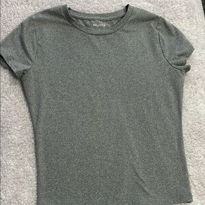 Hollister Women's Charcoal Short Sleeve Tee